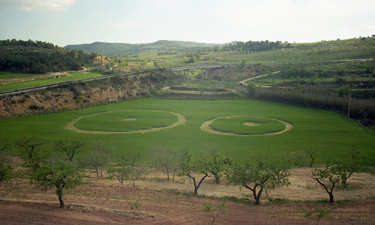 Los círculos en los campos de cultivo. El caso dels Omellons